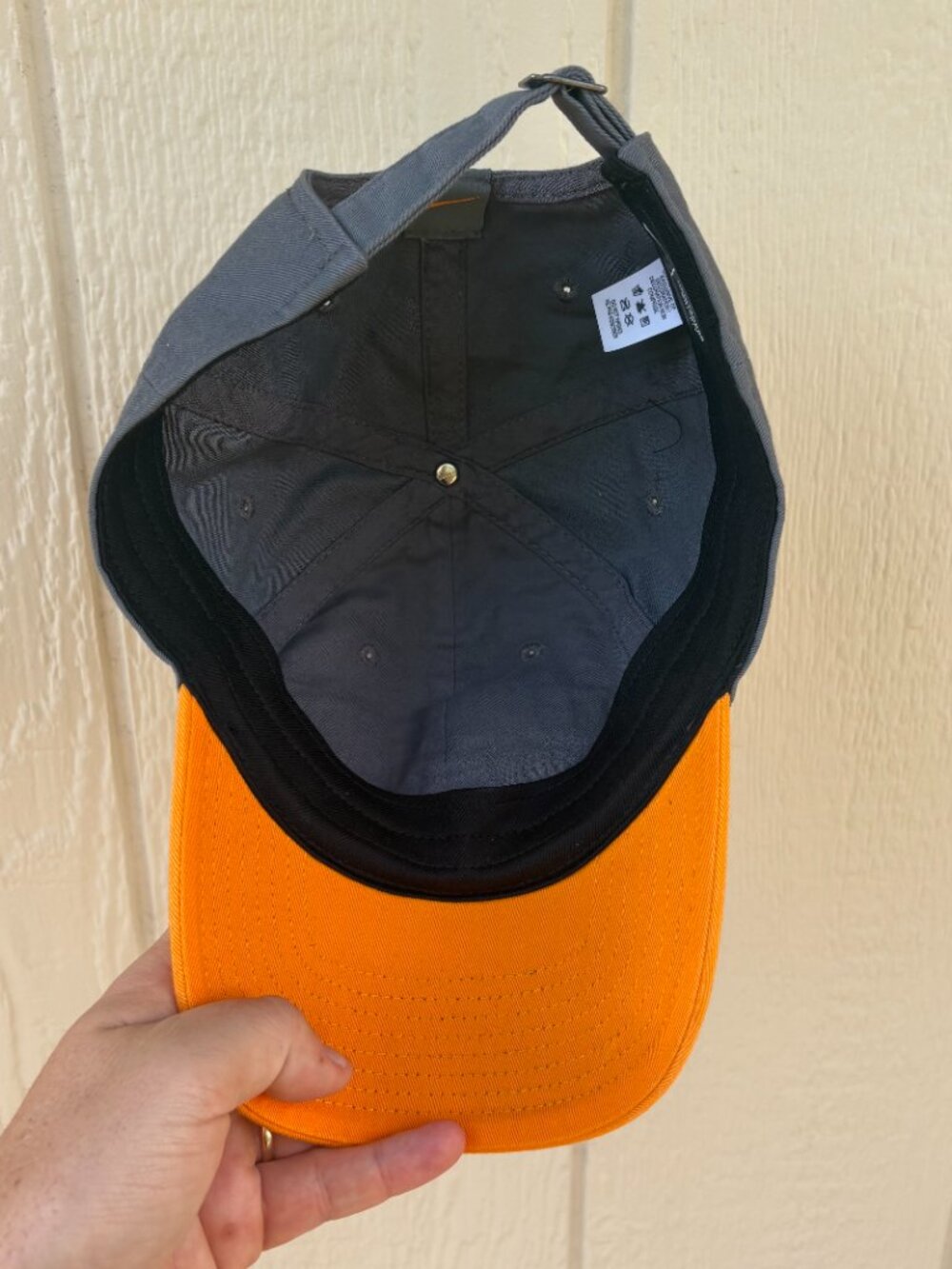Nike Heritage 86 Tennessee Volunteers Dad Hat Unisex Gray Orange Adjustable - Picture 5 of 8